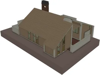 House Building 3D Model