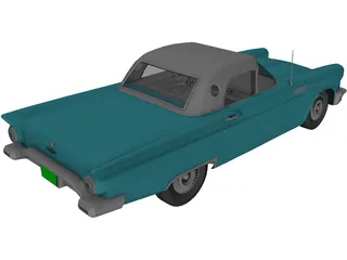 Ford Thunderbird (1957) 3D Model