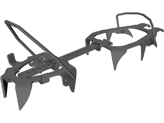 Mountainerin Crampon 3D Model