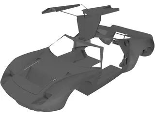 Ford GT40 Body 3D Model