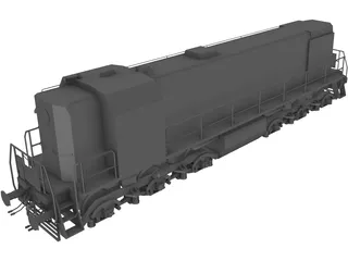 TEM2 Diesel Locomotive 3D Model