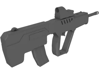 IMI Tavor TAR-21 3D Model