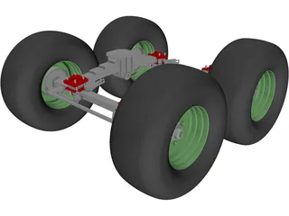 Suspension Rear 3D Model