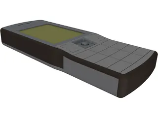 Nokia E50 Mobile Phone 3D Model