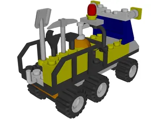 LEGO 6565 Construction Crew Utility Truck 3D Model