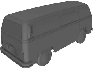 Volkswagen T2B 3D Model