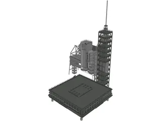 Shuttle Launch Gantry 3D Model