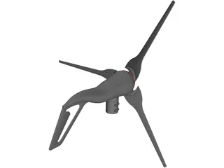 Air-X 400 Watt Windmill 3D Model