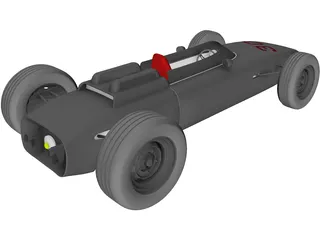 Porsche 804 F1 3D Model