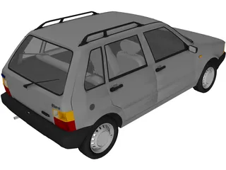 Fiat Uno S 3D Model