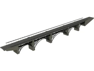 Bloor Viaduct Bridge 3D Model