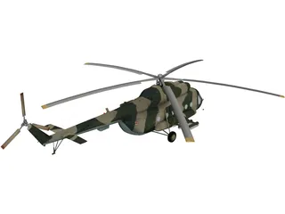 Mil Mi-8 Hip 3D Model