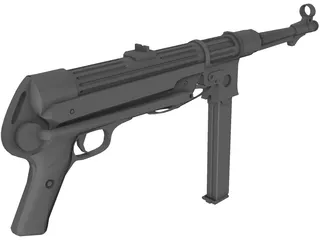 MP4 Nazi Gun 3D Model