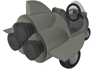 Rocket Trike 3D Model