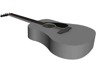 Guitar Acoustic Laptop 3D Model