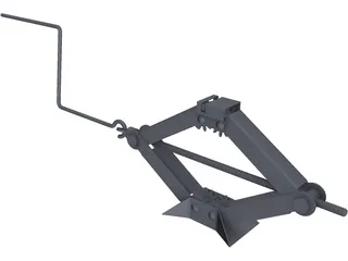 Scissor Car Jack 3D Model