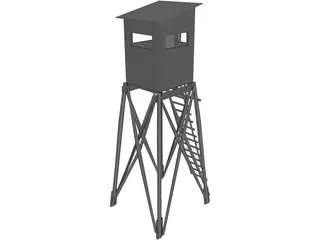 Hunting Blind 3D Model