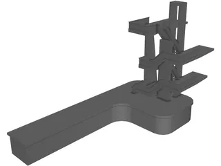 Diving Boards 3D Model