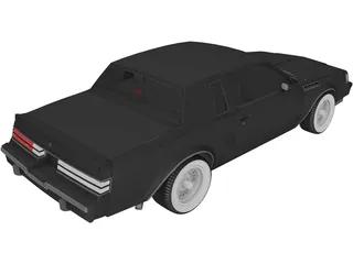 Buick Regal GNX (1987) 3D Model
