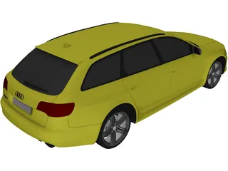 Audi RS6 Avant (2009) 3D Model