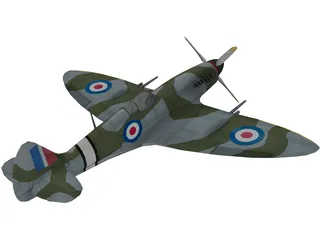 Supermarine Spitfire 3D Model