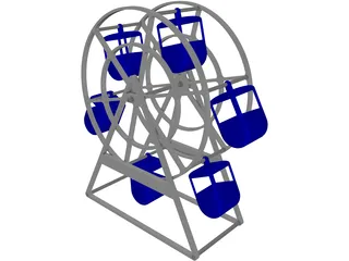 Ferris Wheel 3D Model