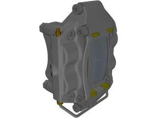 Brake Caliper 3D Model