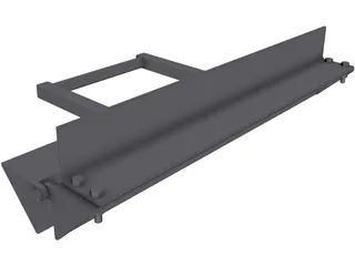 Benchtop Sheet Metal Brake 3D Model