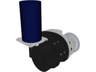 Anchor Windlass 3D Model