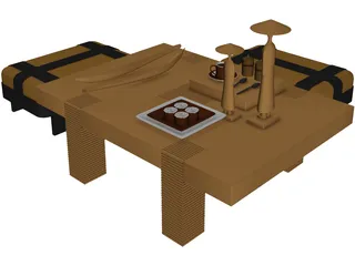 Coffee Table 3D Model