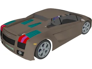 Lamborghini Gallardo 3D Model