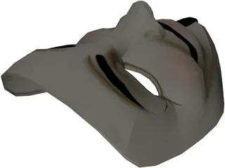 V for Vendetta Mask 3D Model