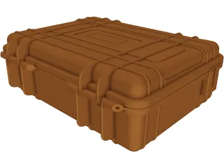 Hard Shell Pelican Camera Storage Case 3D Model