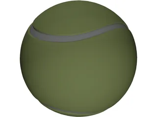 Tennis Ball 3D Model