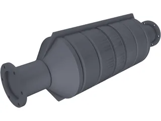 Catalytic Converter 3D Model