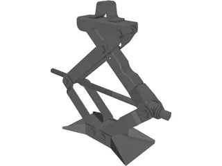 Car Floor Jack 3D Model