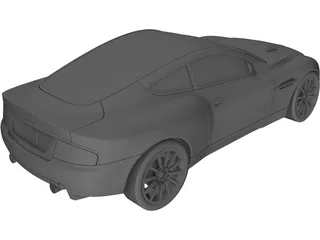 Aston Martin Vanquish (2008) 3D Model