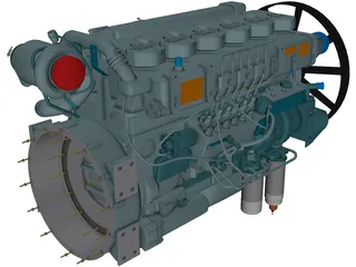 Engine 3D Model