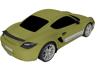 Porsche Cayman R (2011) 3D Model