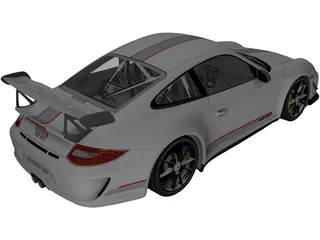 Porsche 911 997 GT3 RS 4.0 (2011) 3D Model