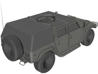 Light Tactical Vehicle 3D Model