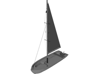 Small Boat 3D Model