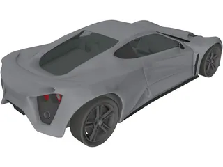 Zenvo ST1 3D Model