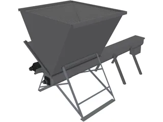 Grain Feeder 3D Model