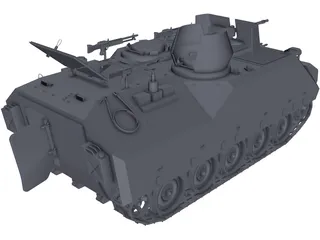 K200 Armored Car 3D Model