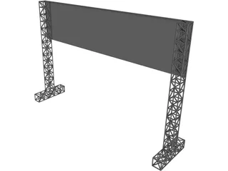Big Board Gate 3D Model