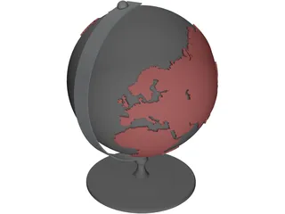 Globe 3D Model