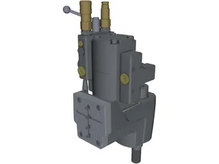 Husqvarna Drillmotor DM406 3D Model