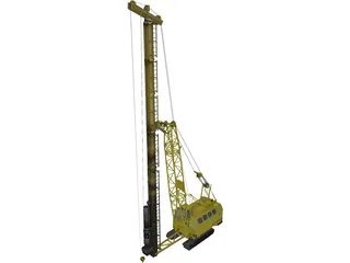 TAKRAF RDK 250.1 Crane 3D Model