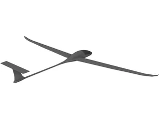 DG 1000 Glider 3D Model